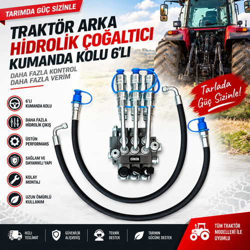 Arka Çoğaltıcı kumanda kolu 6 lı