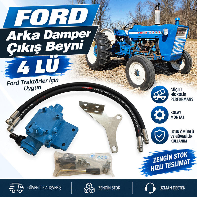 Ford Hidrolik Damper Valfi (4 Çıkış)