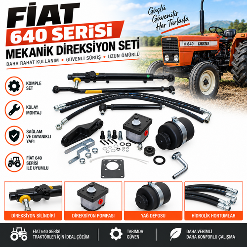 Fiat 640 Serisi Mekanik Direksiyon Seti | Komple Set