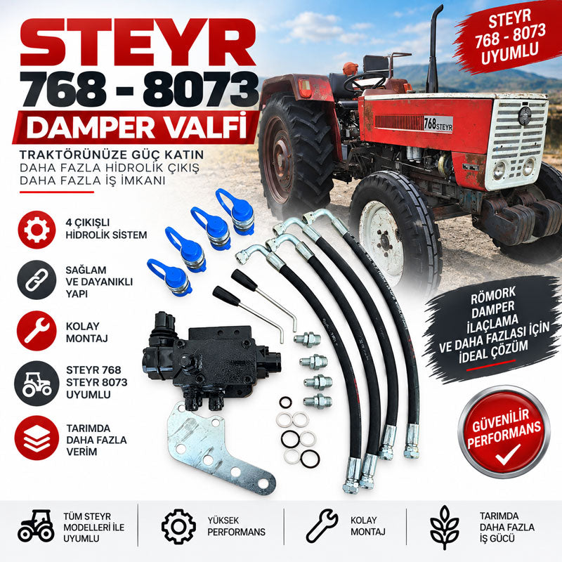 Styer 768-8073 Arka Damper Çıkış valfi